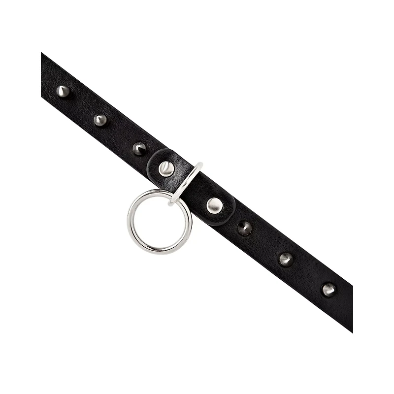 Ring Spiked Choker Necklace