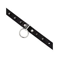 Ring Spiked Choker Necklace