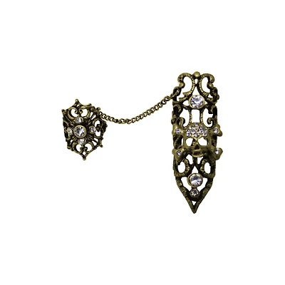 Black Filigree Finger Armor