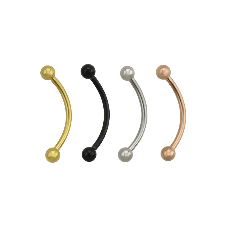 Multi-Pack Plated Curved Barbells 4 Pack - 16 Gauge