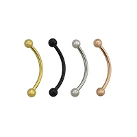 Multi-Pack Plated Curved Barbells 4 Pack - 16 Gauge