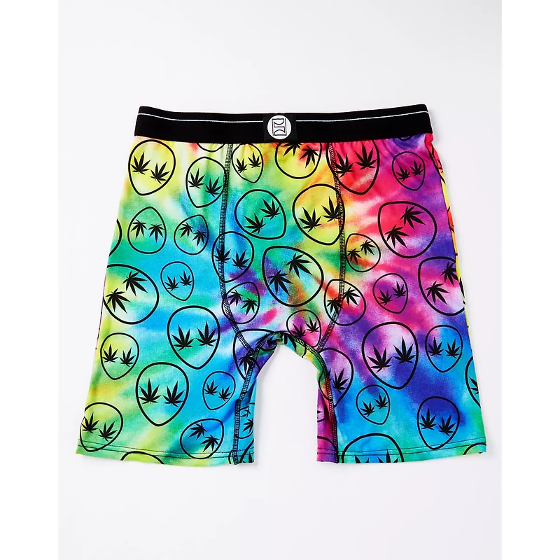 Alien Tie Dye Boxer Briefs