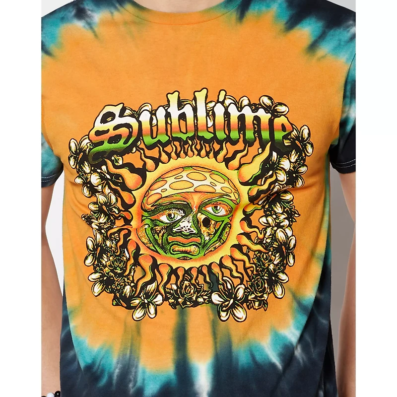 Tie Dye Sun Sublime T Shirt