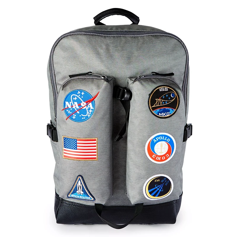 NASA Patches Built-Up Backpack
