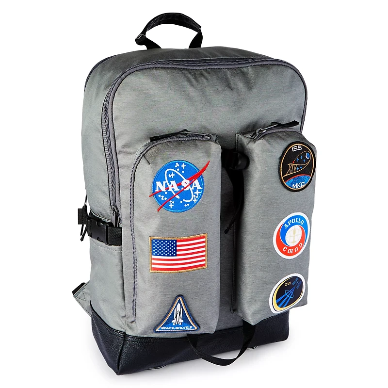 NASA Patches Built-Up Backpack