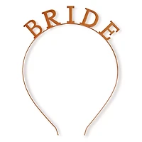 Rose Goldtone Bride Headband