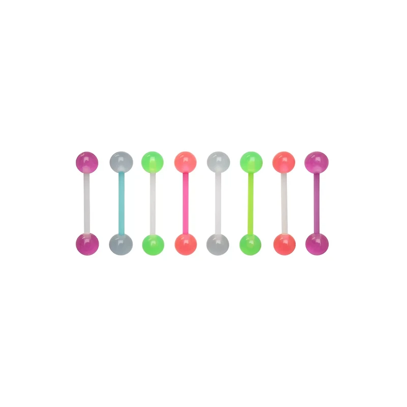 Multi-Color Barbell 8 Pack – 14 Gauge