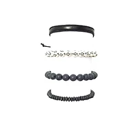 Multi-Pack Cross Bead Bracelets - 4 Pack