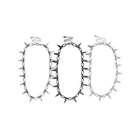 Spiked Choker Necklace Set