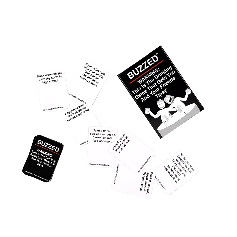 BUZZED Drinking Card Game