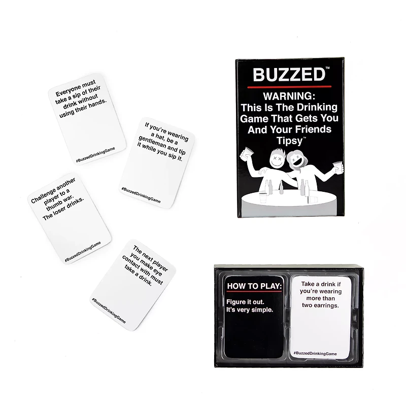 BUZZED Drinking Card Game