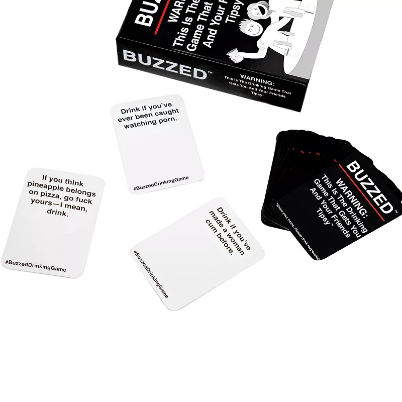BUZZED Drinking Card Game