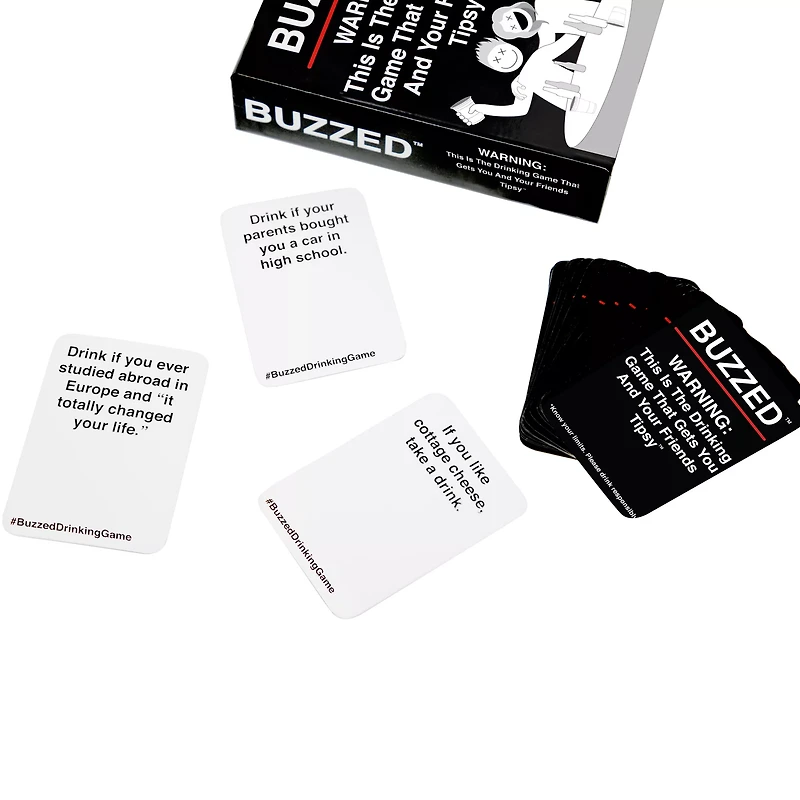 BUZZED Drinking Card Game