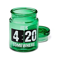 420 Somewhere Stash Jar and Ashtray - 6 oz.