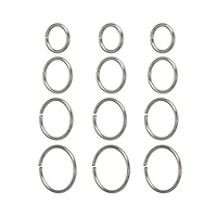 Multi-Pack Hoop Nose Rings - 12 Pack