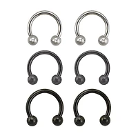 Horseshoe Rings - 6 Pack
