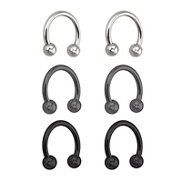 Horseshoe Rings - 6 Pack