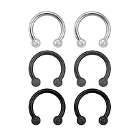 Horseshoe Rings - 6 Pack