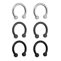 Horseshoe Rings - 6 Pack