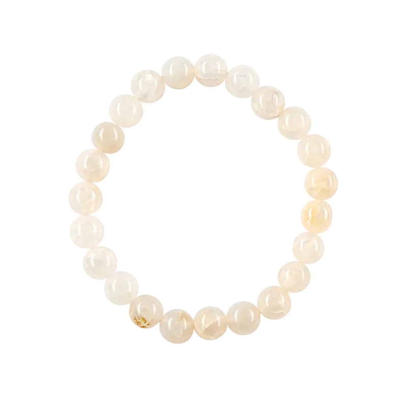 Semi-Precious Clear Quartz Bracelet