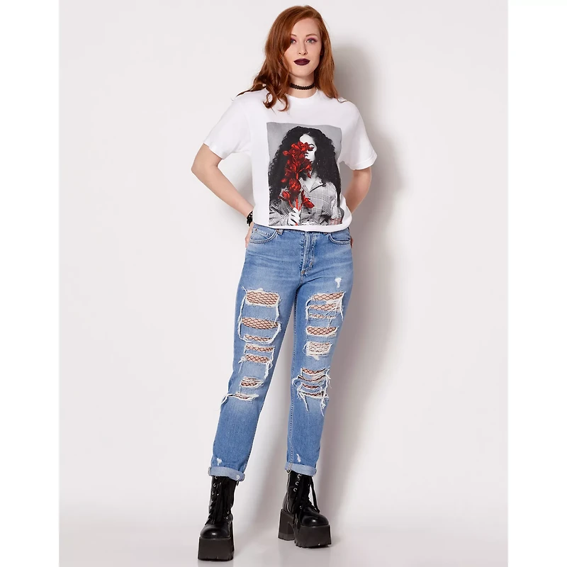 White H.E.R. T Shirt