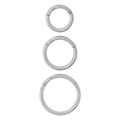 Multi-Pack Cartilage Hoop Earrings - 3 Pack