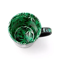 Leaf Print Coffee Mug - 17 oz.