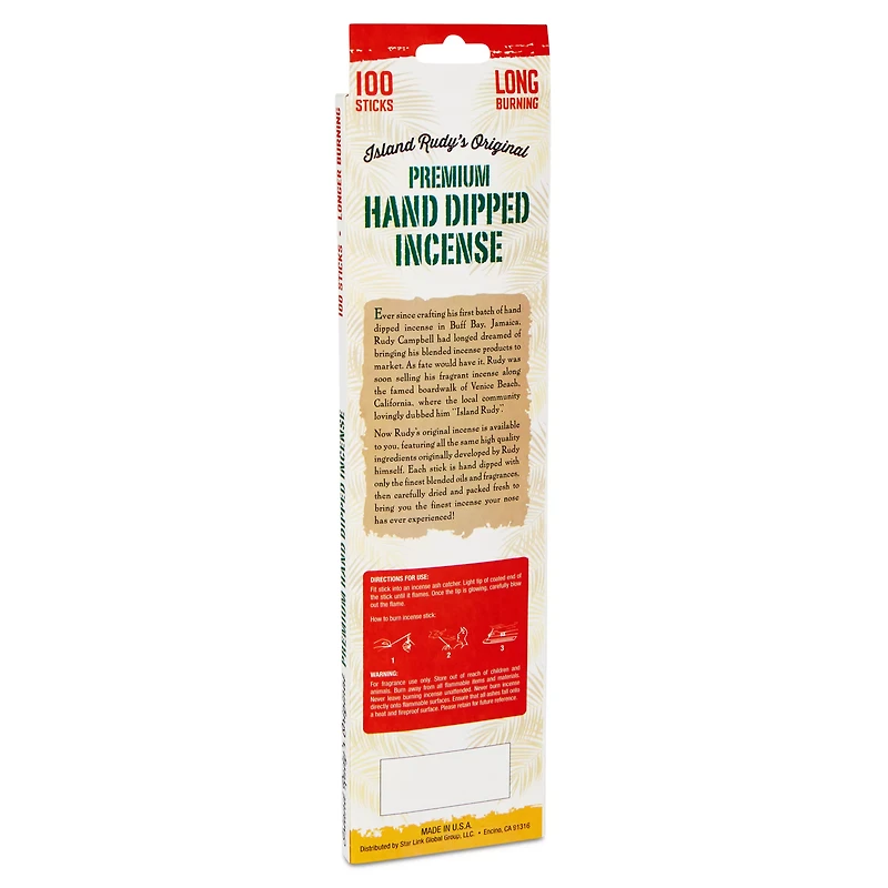 Patchouli Incense Sticks - 100 Pack