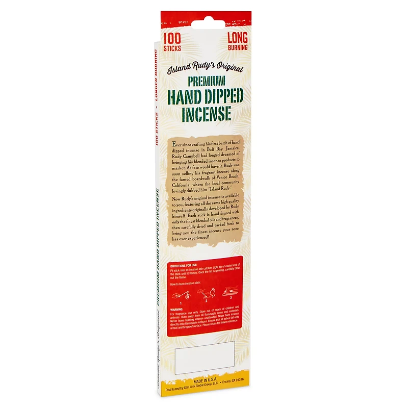Vanilla Premium Incense Sticks - 100 Pack