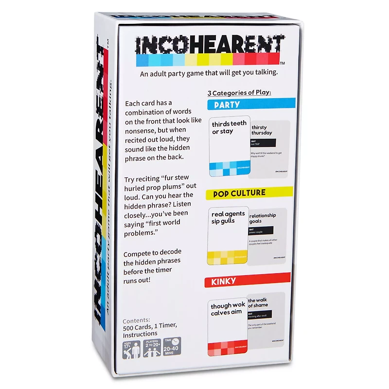 Incohearent Card Game