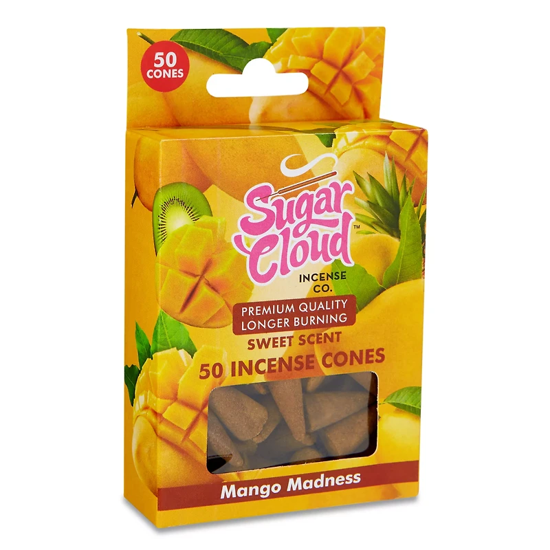 Mango Madness Incense Cones 50 Pack – Sugar Cloud