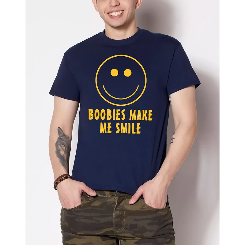 Boobies Make Me Smile T Shirt