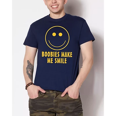 Boobies Make Me Smile T Shirt