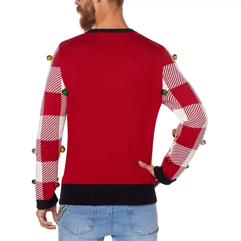 Light-Up Where My Hos At Ugly Christmas Sweater