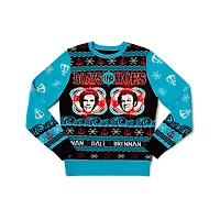Light-Up Boats 'N Hoes Ugly Christmas Sweater - Step Brothers