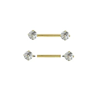 CZ Nipple Barbells