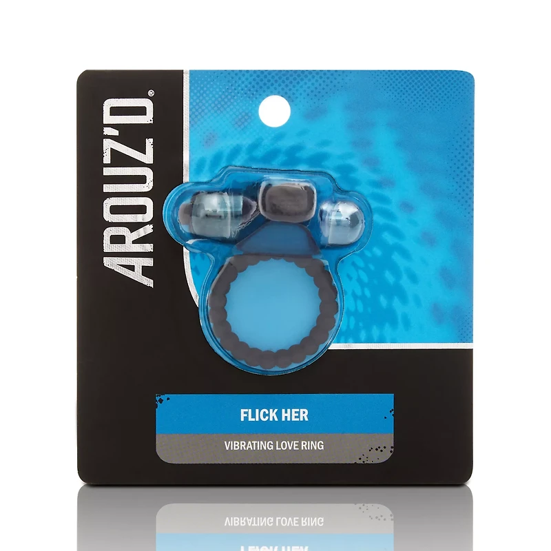 Fantasy Flick Her Vibrating Love Ring - Arouz'd