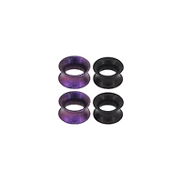Multi-Pack Black and Purple Tunnels - 2 Pair
