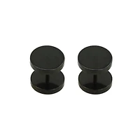 Black 10mm Fake Plugs - 18 Gauge