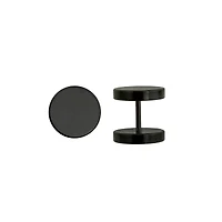Black 10mm Fake Plugs - 18 Gauge