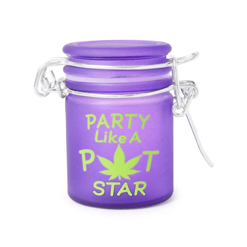 Party Like a Pot Star Stash Jar – 1.5 oz.