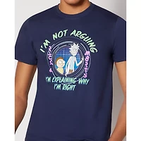 I'm Not Arguing T Shirt - Rick and Morty