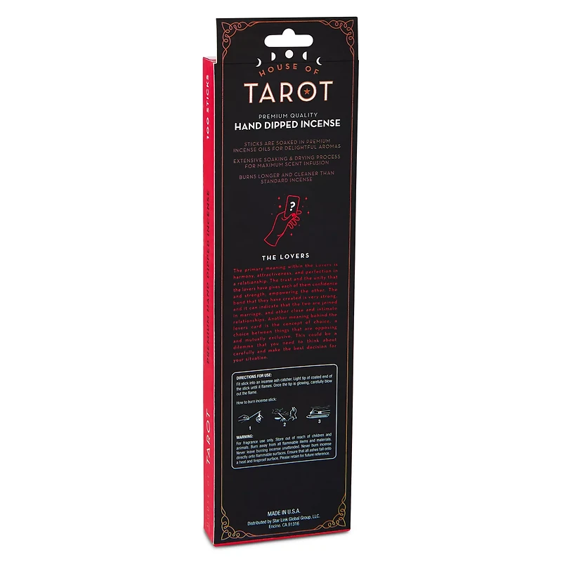 Tarot Love Spell Incense Sticks - 100 Pack