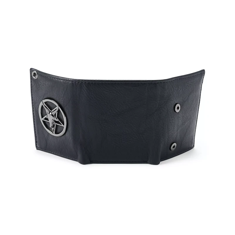 Baphomet Pentagram Chain Wallet