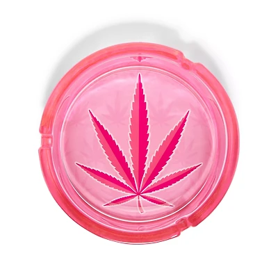 Pink Weed Leaf Ashtray