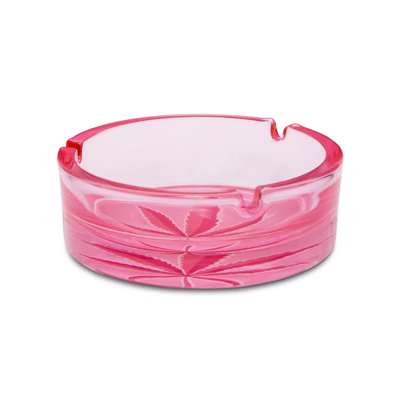 Pink Weed Leaf Ashtray