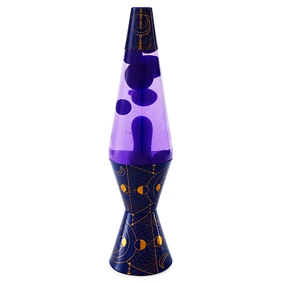 14.5 Inch Blue and Purple Moon Phases Lava Lamp
