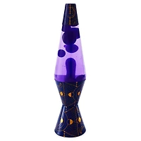 14.5 Inch Blue and Purple Moon Phases Lava Lamp