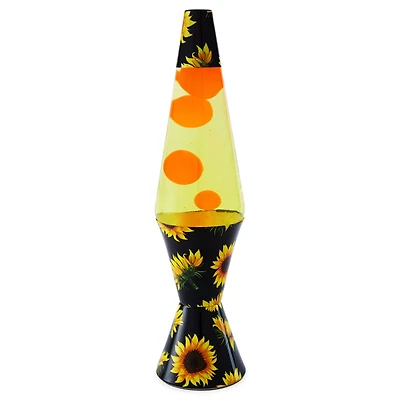 17 Inch Yellow Sunflower Lava Lamp