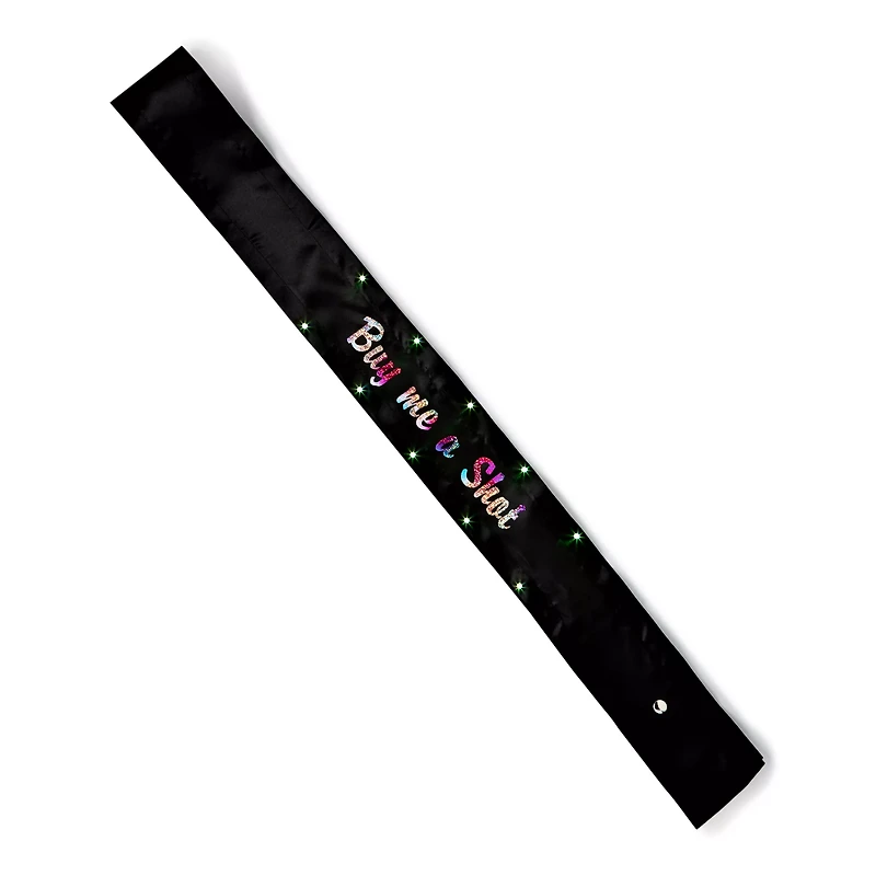 Buy Me A Shot Light-Up Sash